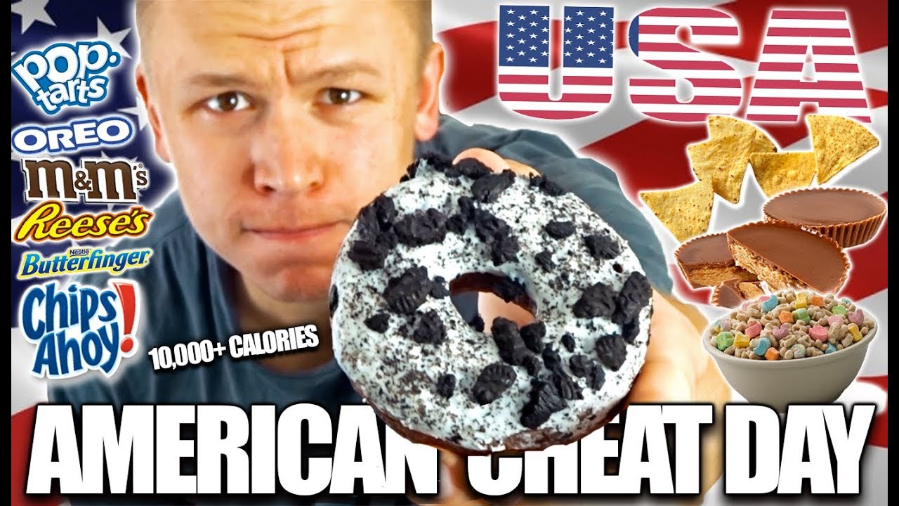 THE GREAT AMERICAN SNACK CHEAT DAY | FULL DAY OF EATING | 10,000+ CALORIES