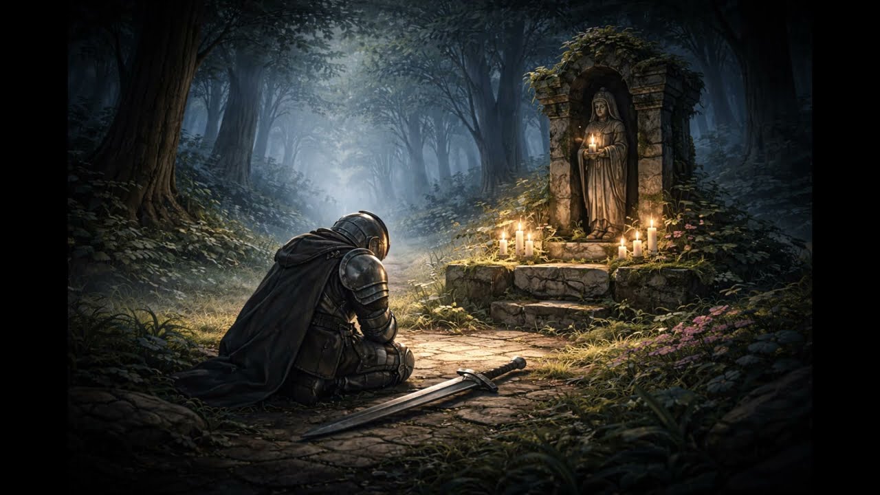 Praying at the Forgotten Shrine | Dark Fantasy Ambience for Study & Relax (2 Hours)