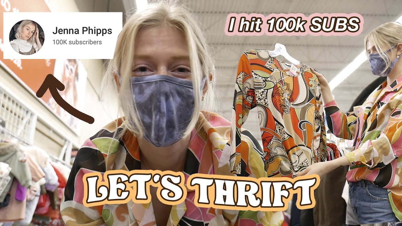 Thrift with me | I hit 100k subs in value village