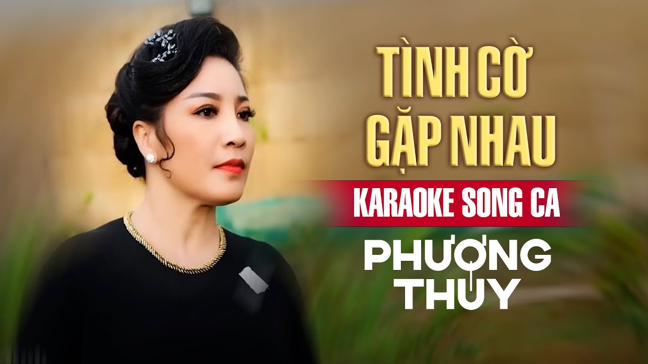 Karaoke Tân Cổ Tình Cờ Gặp Nhau  Thiếu Kép | Karaoke song ca Phương Thúy
