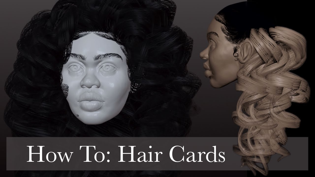 NOMAD SCULT | Applying Hair Cards Using Tube Tool & Curve Tool