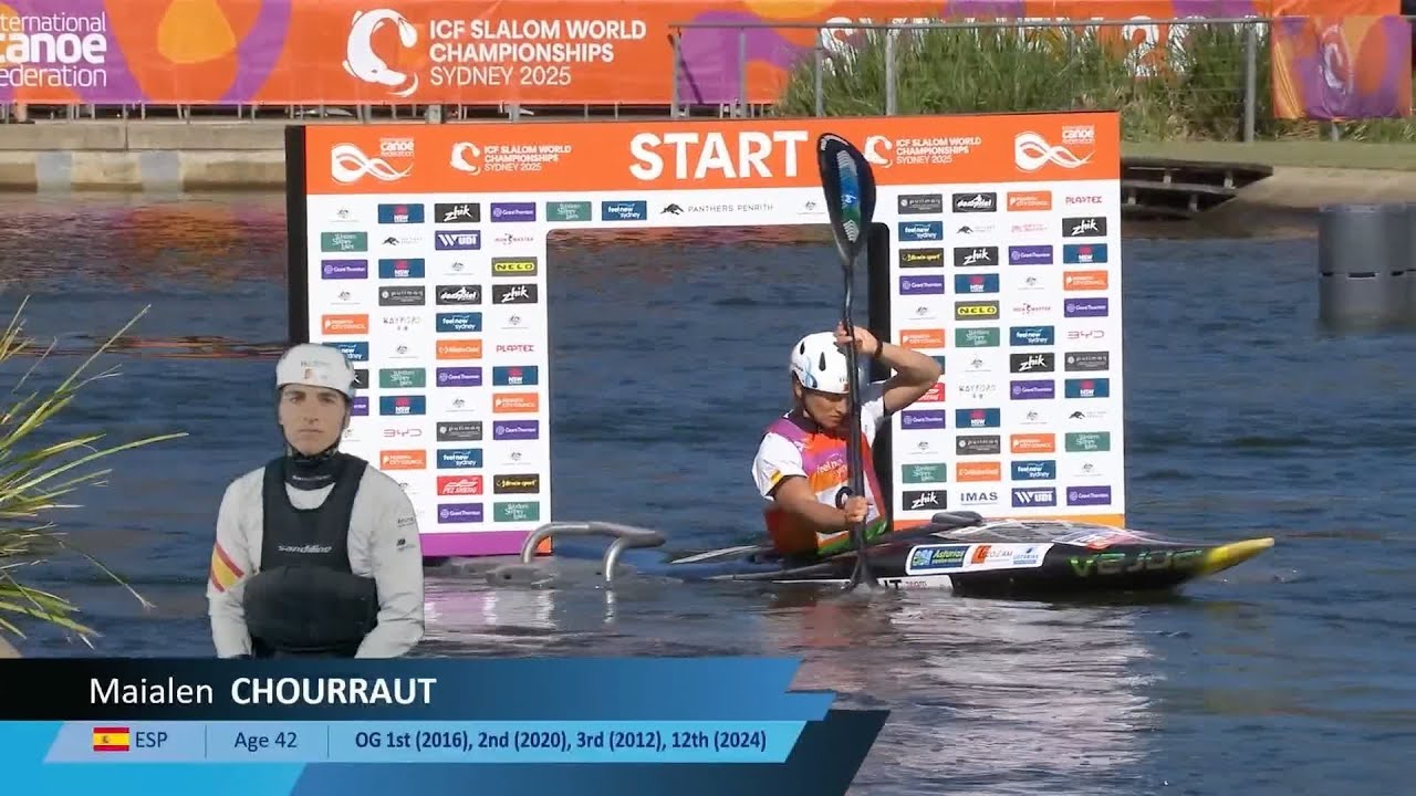 Майален Чурро, финал женского слалома на байдарках ESP / Чемпионат мира по слалому на байдарках I...