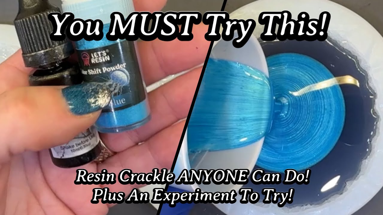 #725 A MUST Resin Try!! Anyone Can Do This Crackle Effect! Plus A Bonus Experiment!