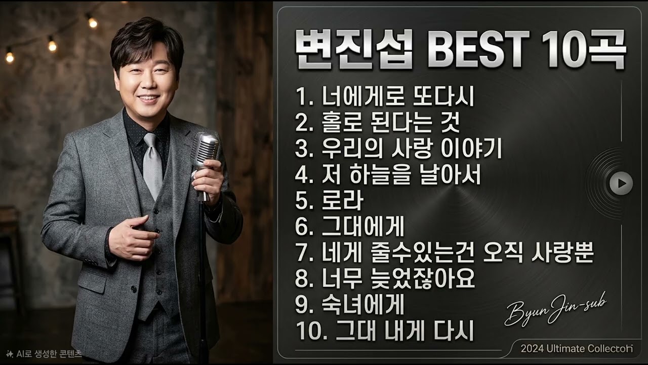 《힐링》변진섭 노래모음 #변진섭