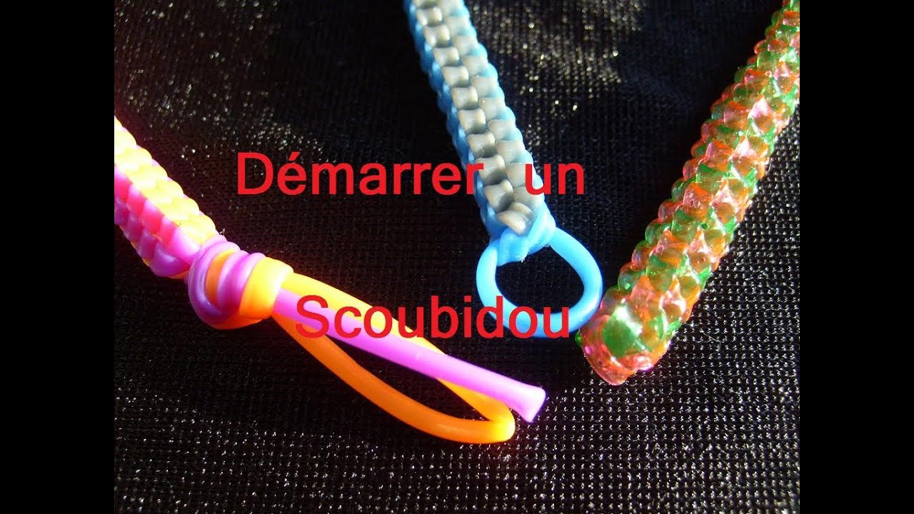 Démarrer, commencer un scoubidou. 3 méthodes fondamentales.