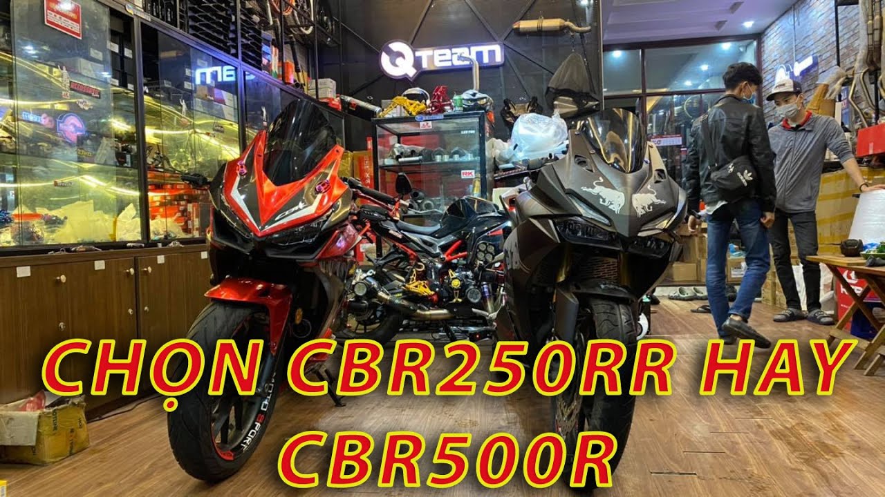 Tầm Tiền Hơn 100tr Chọn MUA XE CŨ CBR250RR HAY CBR500R. So Sánh - Cảm Nhận CBR250RR và CBR500R.