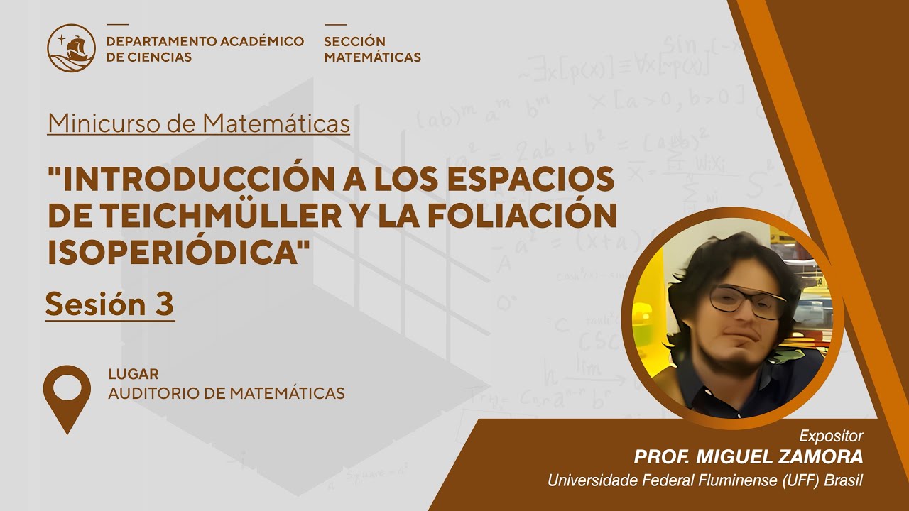Introducción a los espacios de Teichmuller y la foliación isoperiódica (Sesión 3)