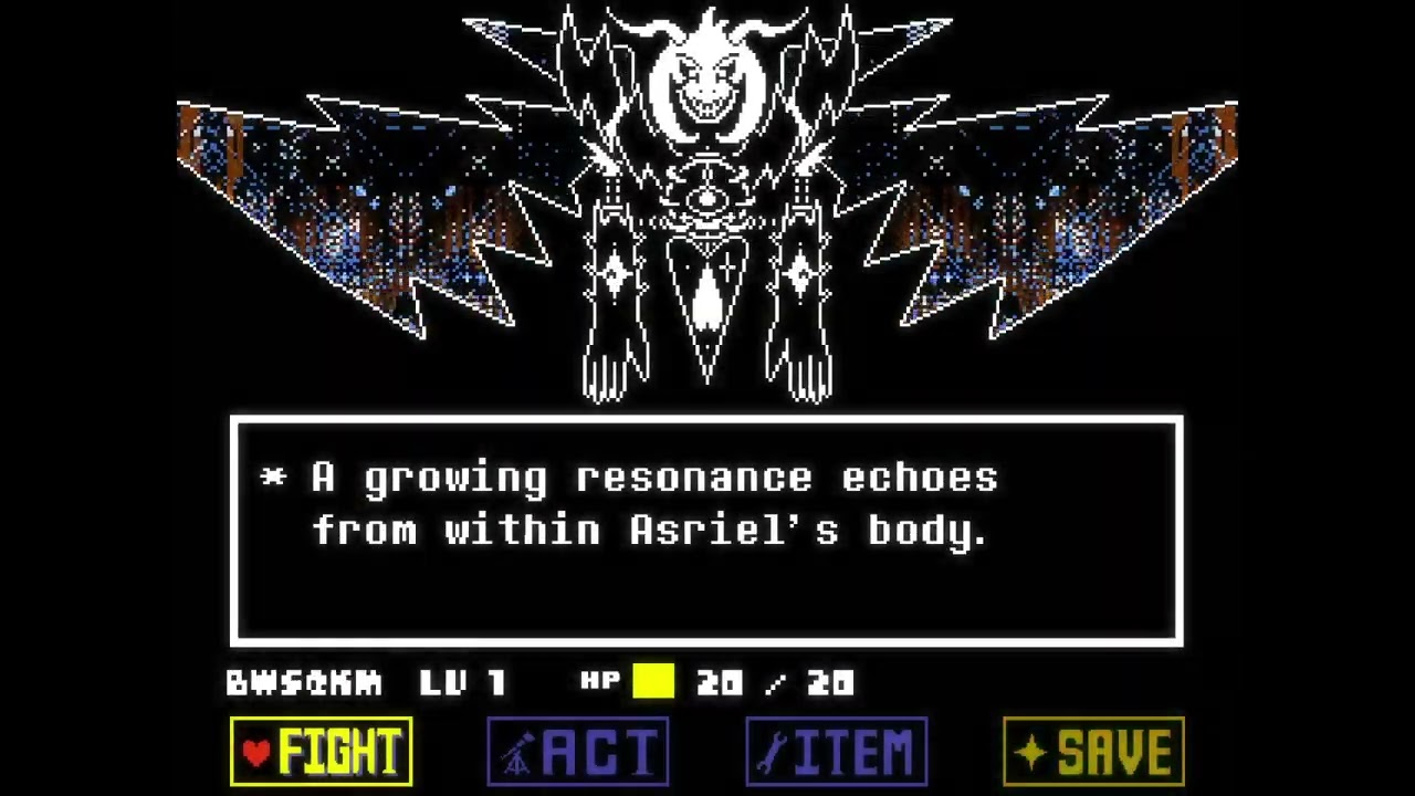 PS!Outertale - Restarting during the Asriel fight