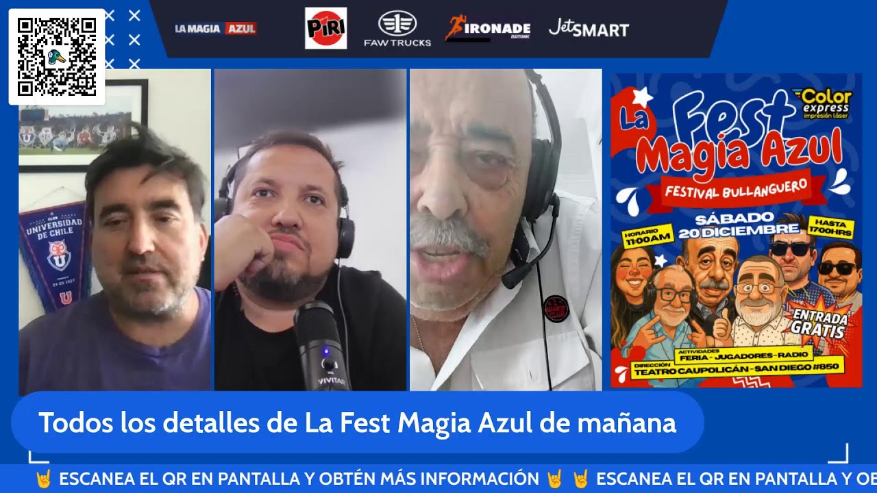 📺🤘 La Magia Azul EN VIVO | &iquest;Se decide el futuro del DT? PREVIA de La Fest Magia Azul en Santiago