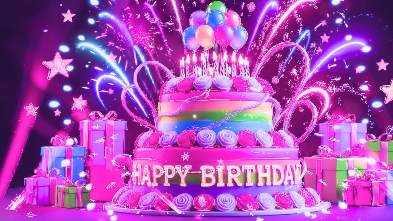 Happy birthday tu you 2025 - Stunning Happy Birthday Celebration Background for Creative Projects