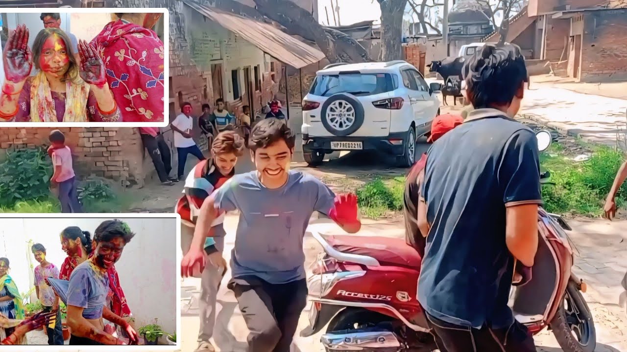 होली स्पेशल व्लॉग parth-1 | इतना मज़ा कभी नहीं आया 😍🌈#viralvideo #viralvlog #youtubevideo 