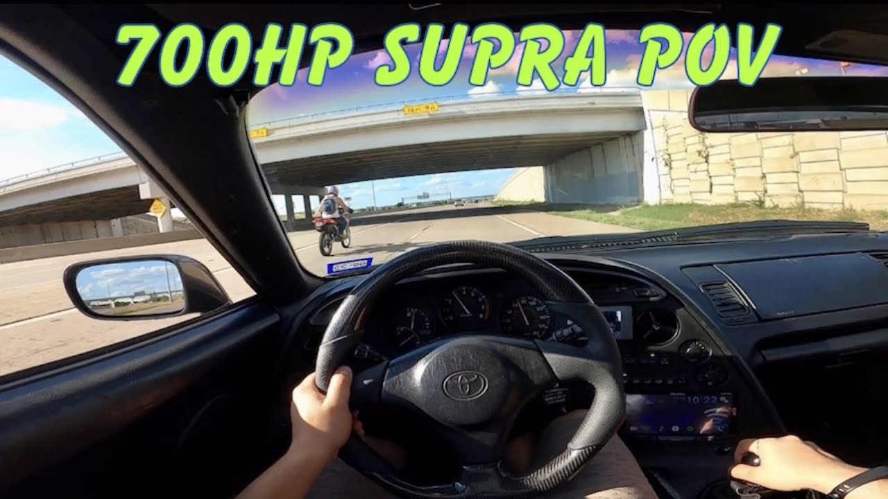 Pure Sound of a 700HP MKIV Toyota Supra. MK4 SUPRA POV Drive.