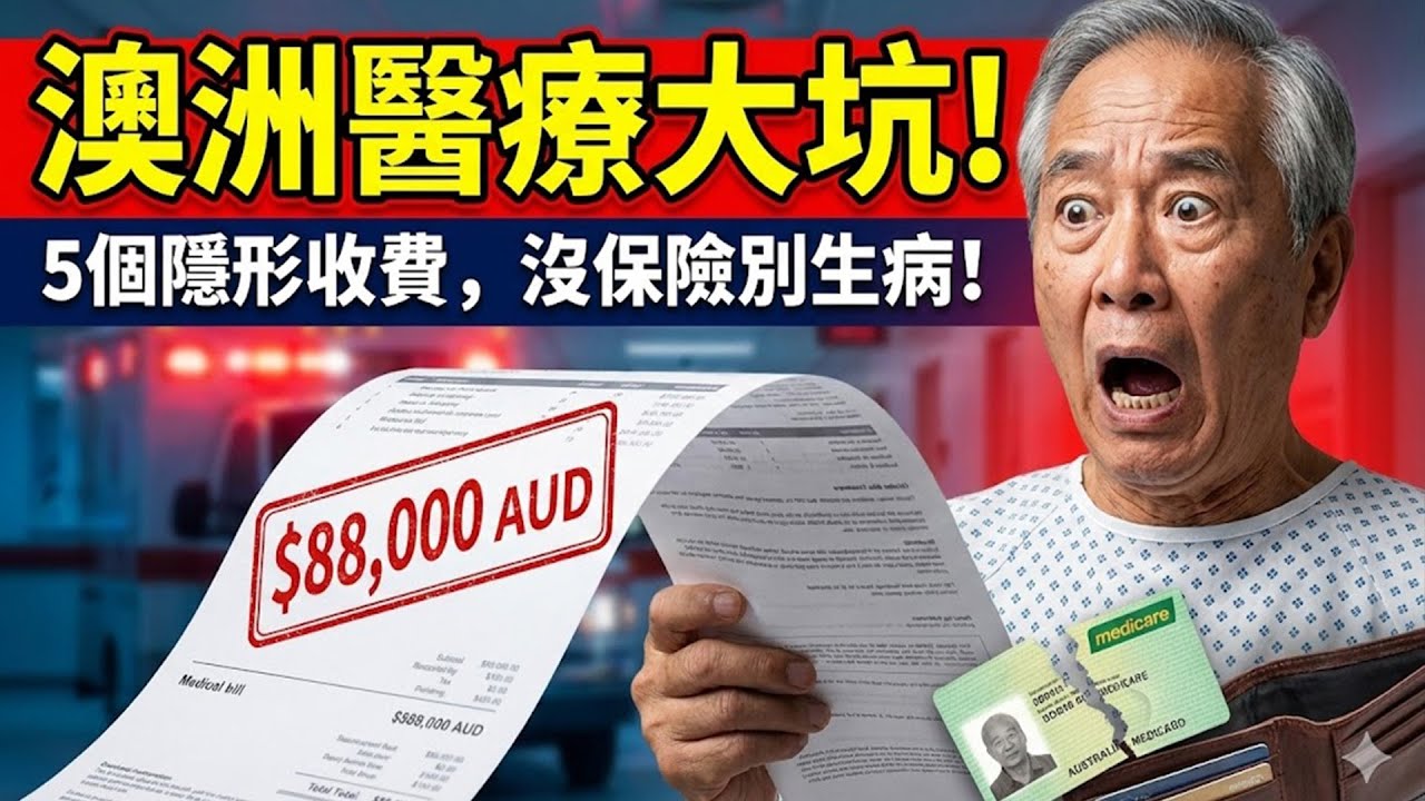 盤點澳洲醫療系統最坑爹的5個「隱形收費」，沒買這個保險千萬別生病！#澳洲 #醫療系統 #隱形收費 #保險 #澳洲留學 #澳洲移民 #澳洲生活 #海外醫療 #健康提示
