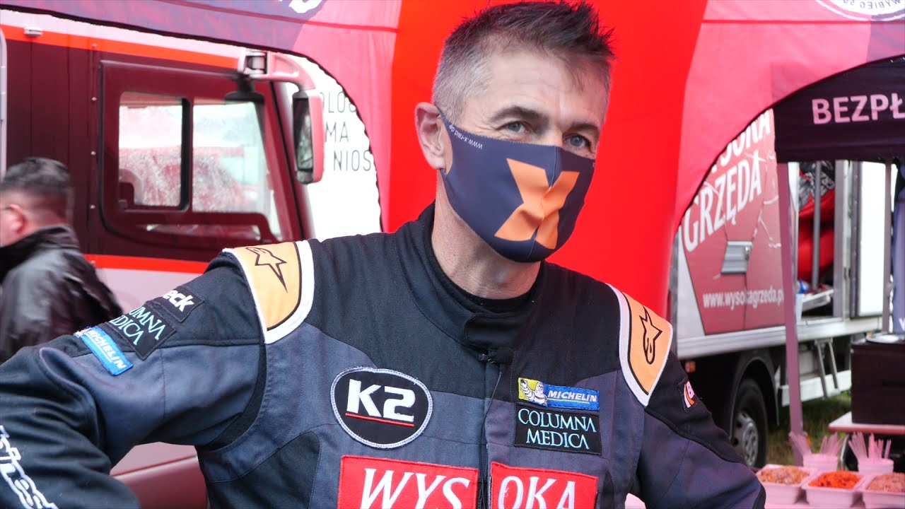 Krzysztof Hołowczyc po OS 2 - Wysoka Grzęda Baja Poland 2020