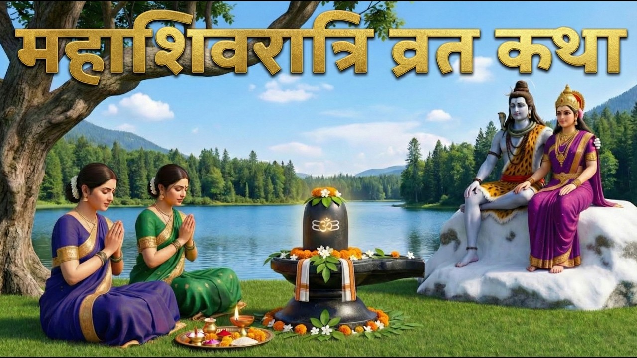 महाशिवरात्रि की व्रत कथा,सुनने मात्र से दुःख ओर ग़रीबी दूर होगी | Mahashivratri vrat katha 2026