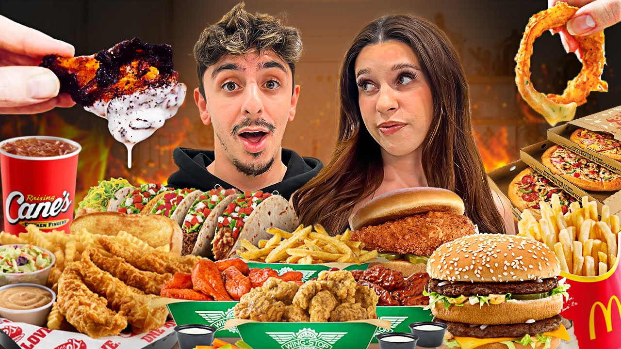100,000 Calorie Mukbang With Ex-Girlfriend *JUICY*