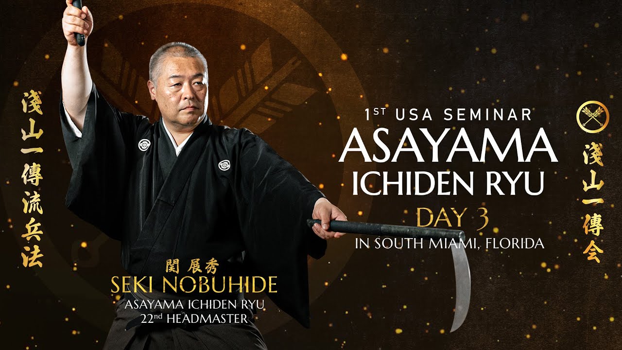 Asayama Ichiden Ryu Hyoho | USA Seminar Day 3 | Seki Nobuhide Soke