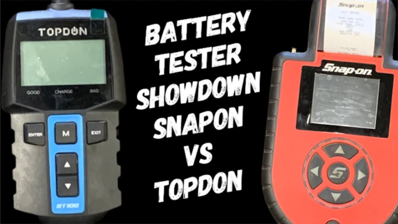 $47 TOPDON BT100 VS $600 SNAP-ON BATTERY TESTER SHOWDOWN