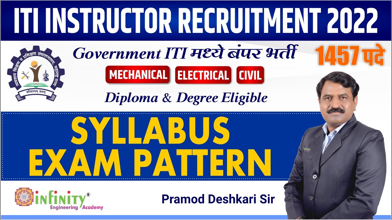 ITI Instructor Syllabus 2022 | ITI Instructor Exam Pattern | ITI Instructor Vacancy 2022