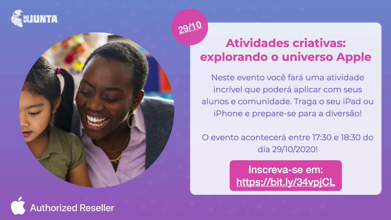 Atividades criativas: explorando o universo Apple com a Sejunta