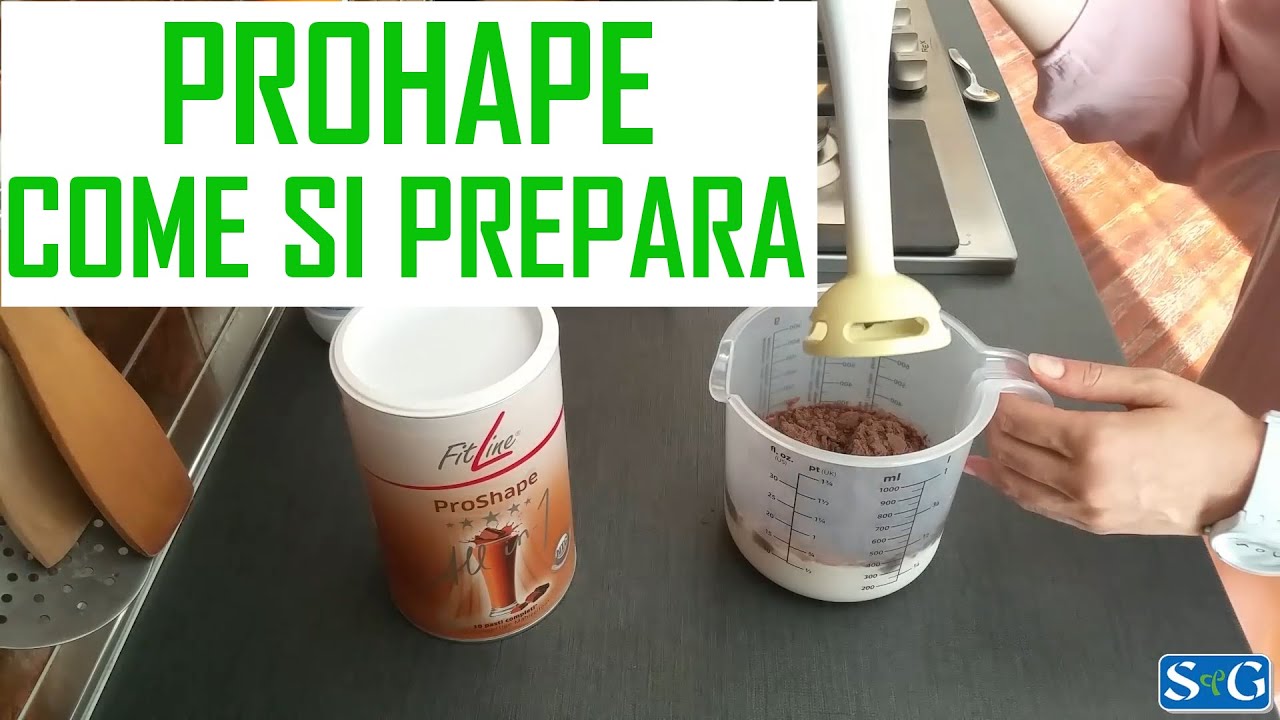 FitLine Proshape  - come si prepara (frullatore e shaker)