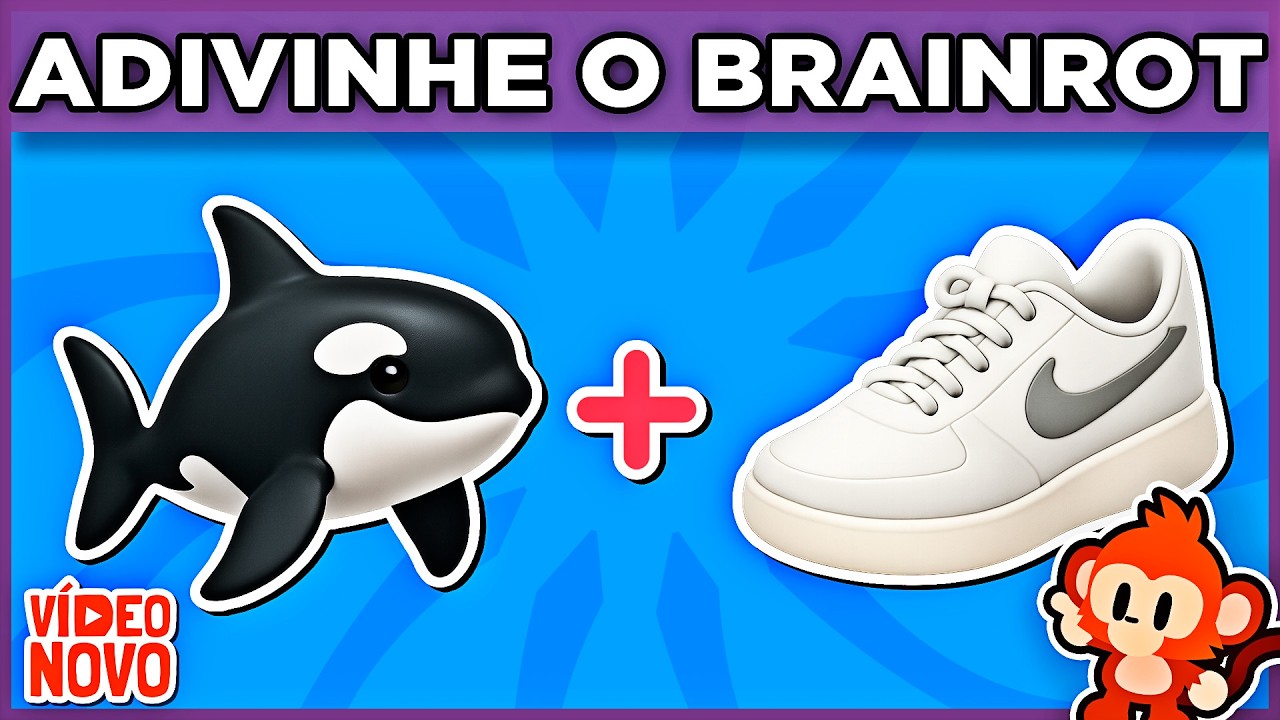 🦈👟60 [[ NOVOS ]] DESAFIOS DE BRAINROTS 🐋🍯🧂| descubra pelos emojis, sombras, ilusões e mais #macaquiz