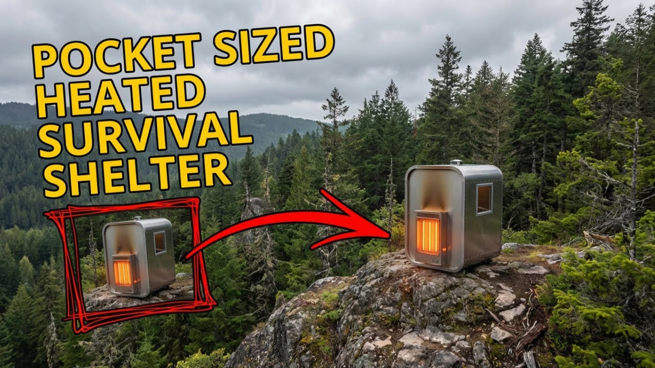 Tiny Survival Shelter That Fits in Your Pocket