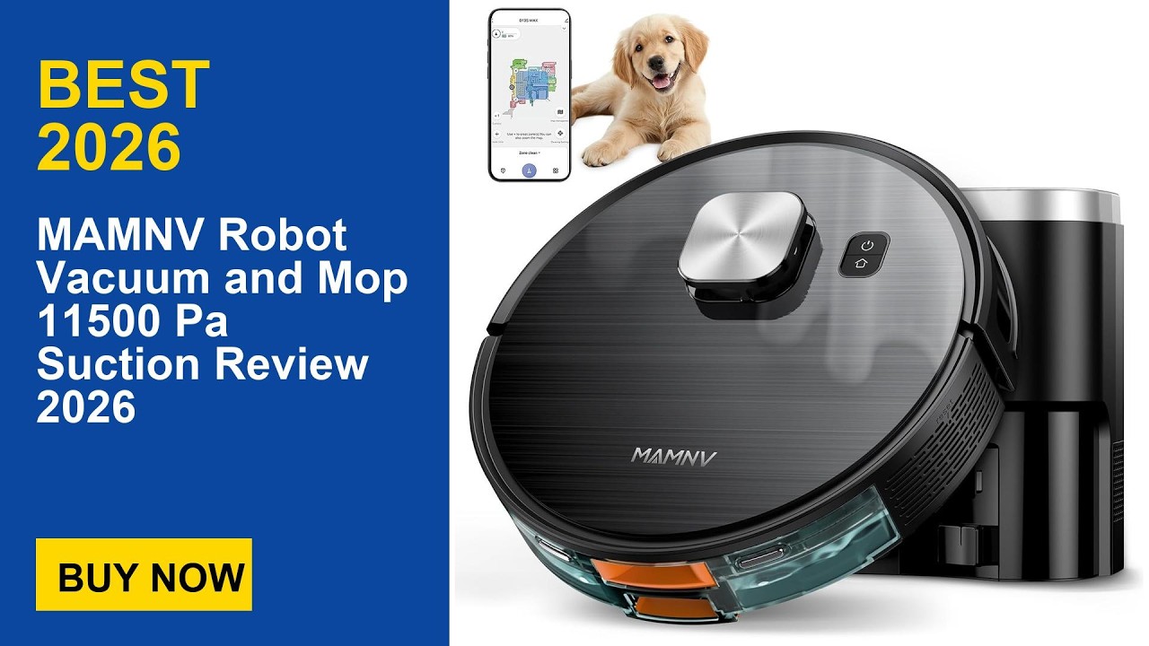 MAMNV Robot Vacuum and Mop 11500 Pa Suction Review 2026