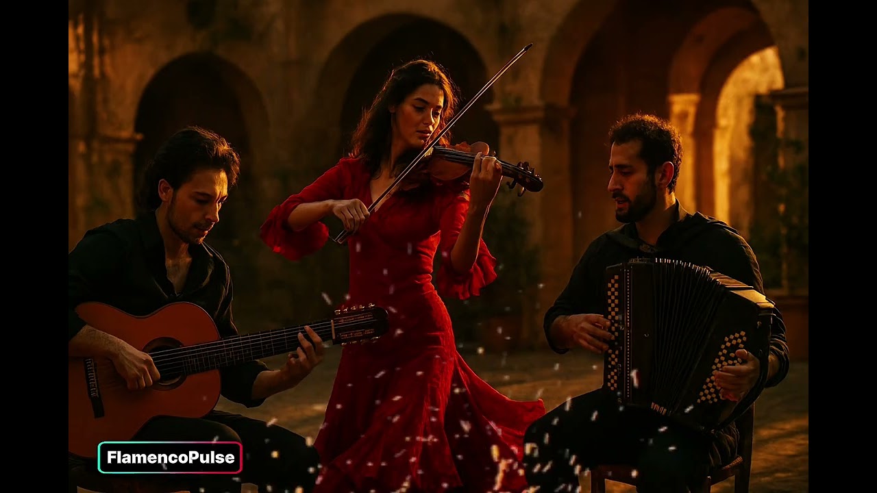 Flamenco Guitar, Violin & Accordion🪗🎸🎻 | The Most Enchanting Fusion🌹!!