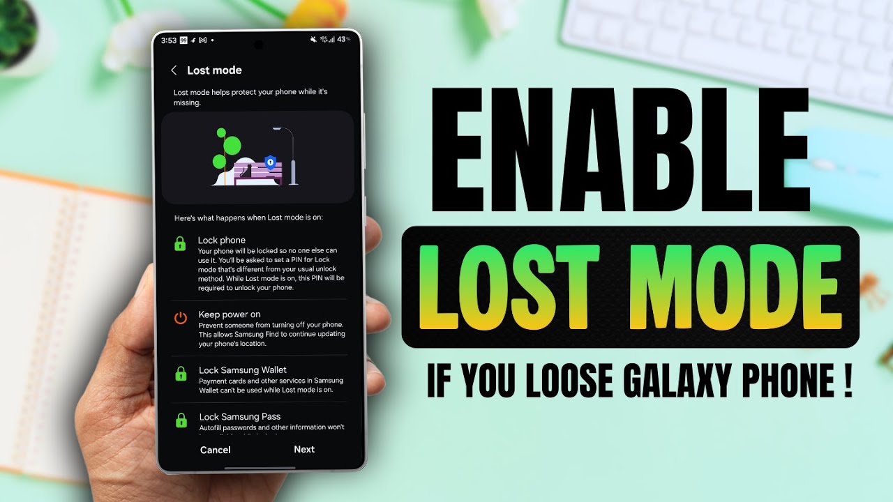 Включите «РЕЖИМ ПОТЕРИ», если вы ПОТЕРЯЛИ СВОЙ ТЕЛЕФОН GALAXY!
