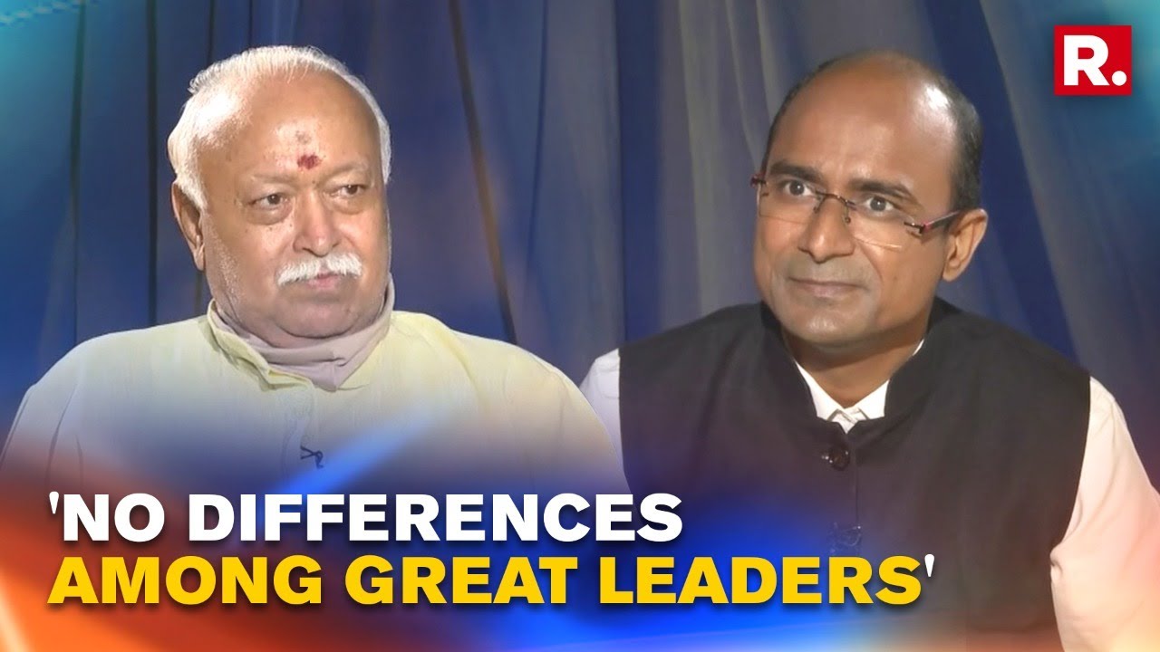 'Views Were Opposed But Not Disrespected': RSS Chief on Ambedkar & Savarkar's Political relation