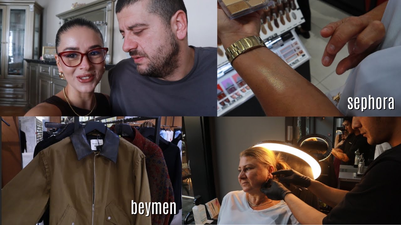 Annemin kulağını delirdik! 😱  Biraz Sephora, biraz Beymen turladık..