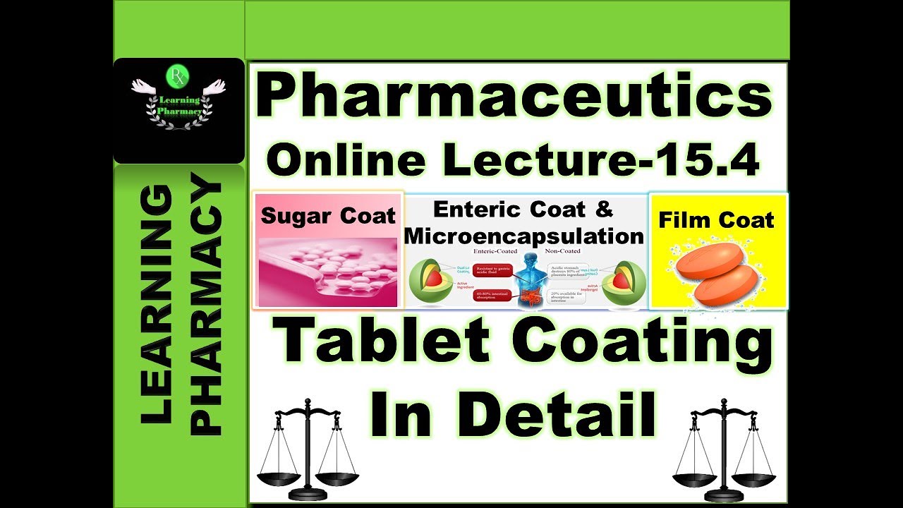 Pharmaceutics CH-15.4 | Tablet Coating In Detail | Pharmacy Online Lecture | In Hindi