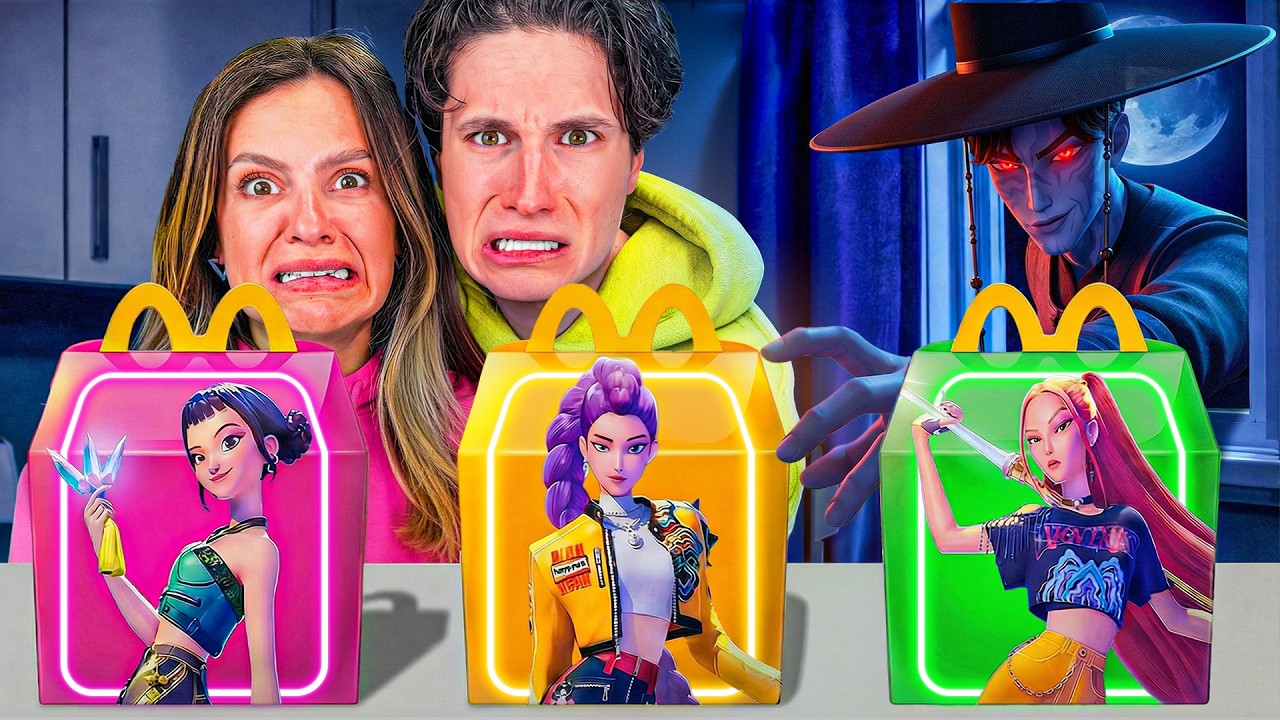 APRO GLI HAPPY MEALS DEI KPOP DEMON HUNTERS ALLE 3:00 DI NOTTE NELLA VITA REALE!🌙