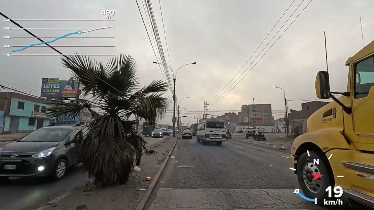 Carreteras del Perú - Carretera Central - Lima Km 1- Jauja Km 260 - 4K - 60FPS con Altimetría