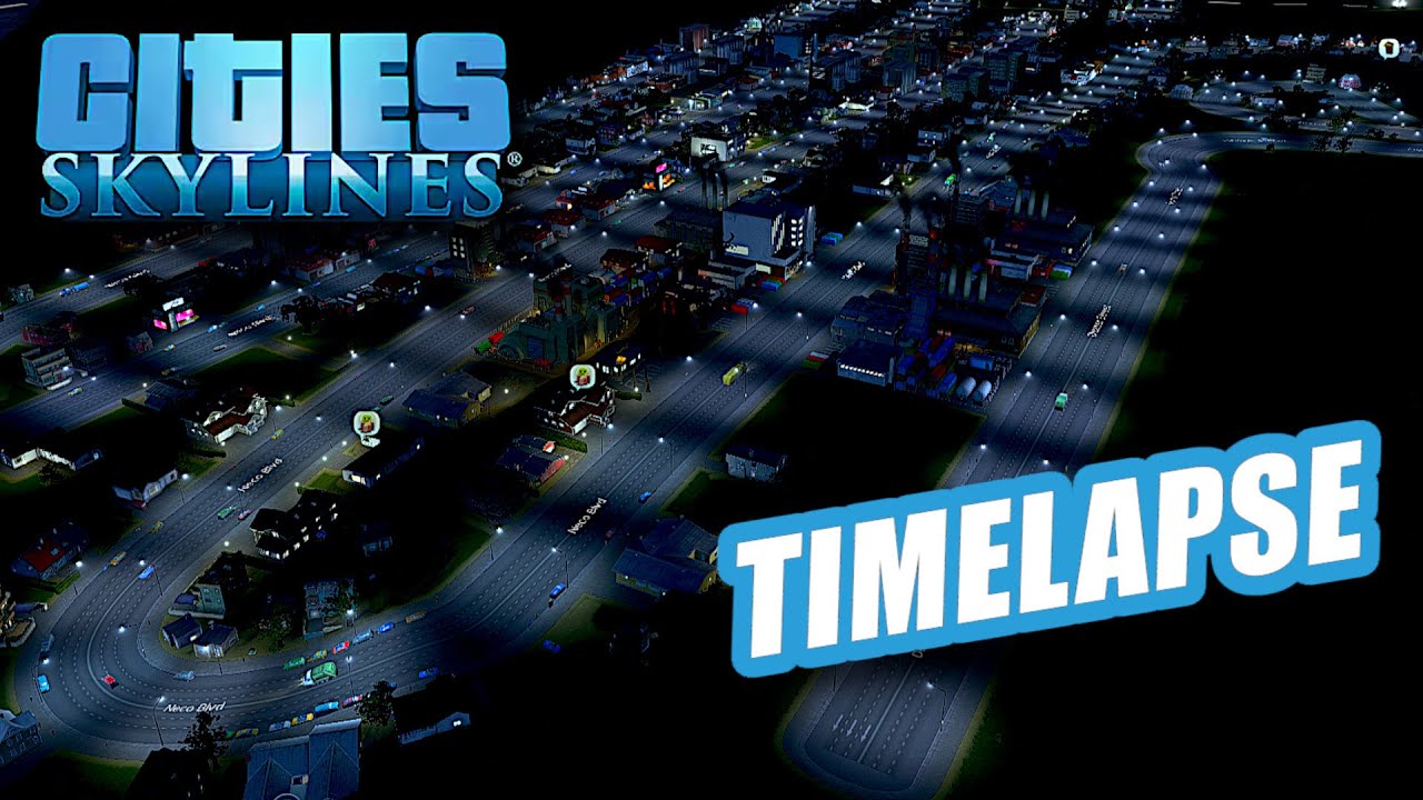Наблюдайте, как город складывается воедино, пока я болтаю (таймлапс City Skylines)