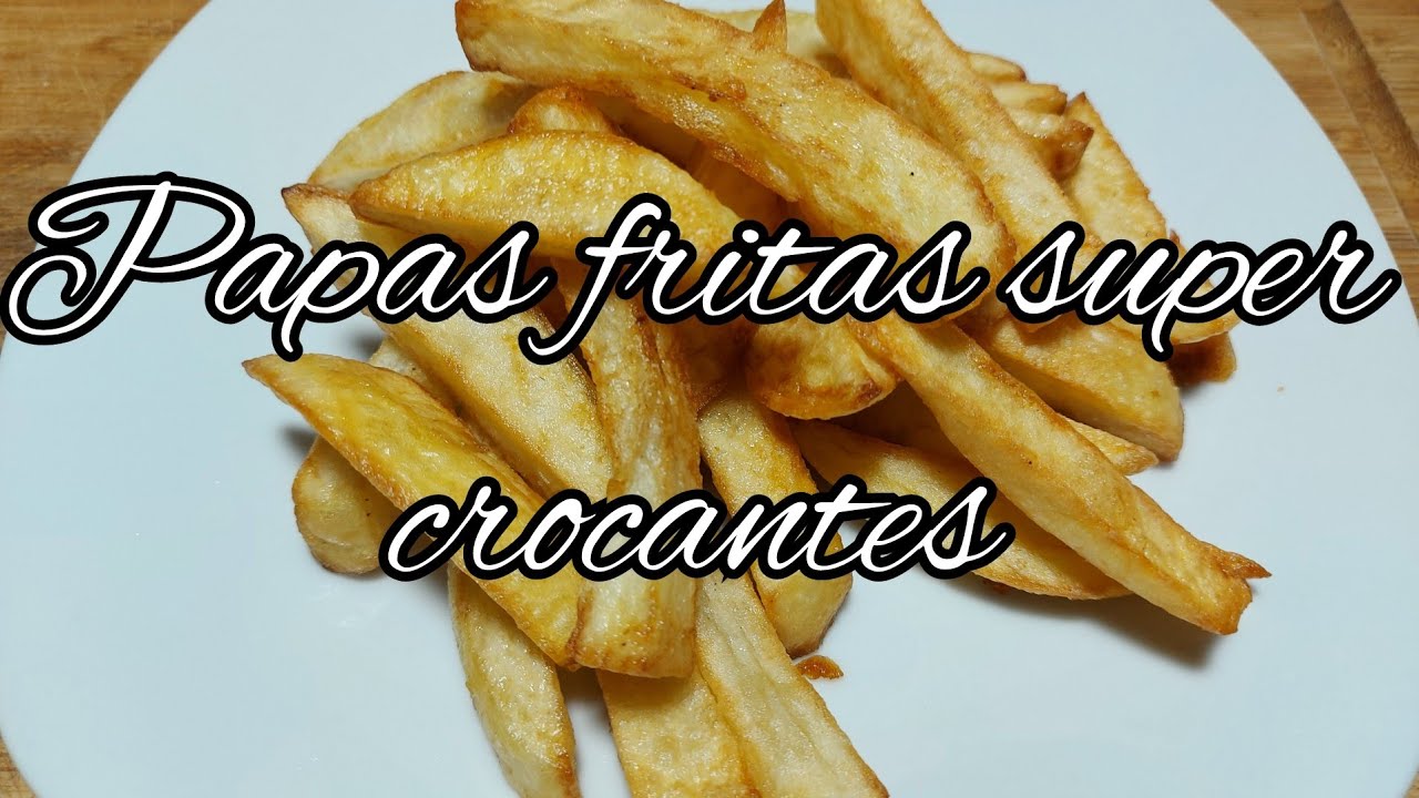papas fritas super crocantes / receta peruana - receta fácil.