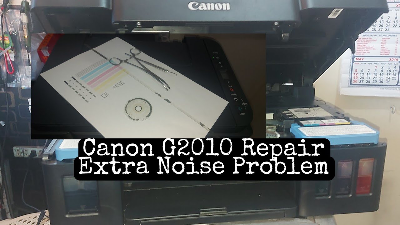 Canon G2010 Replacement of Encoder Disk and Encoder Strip