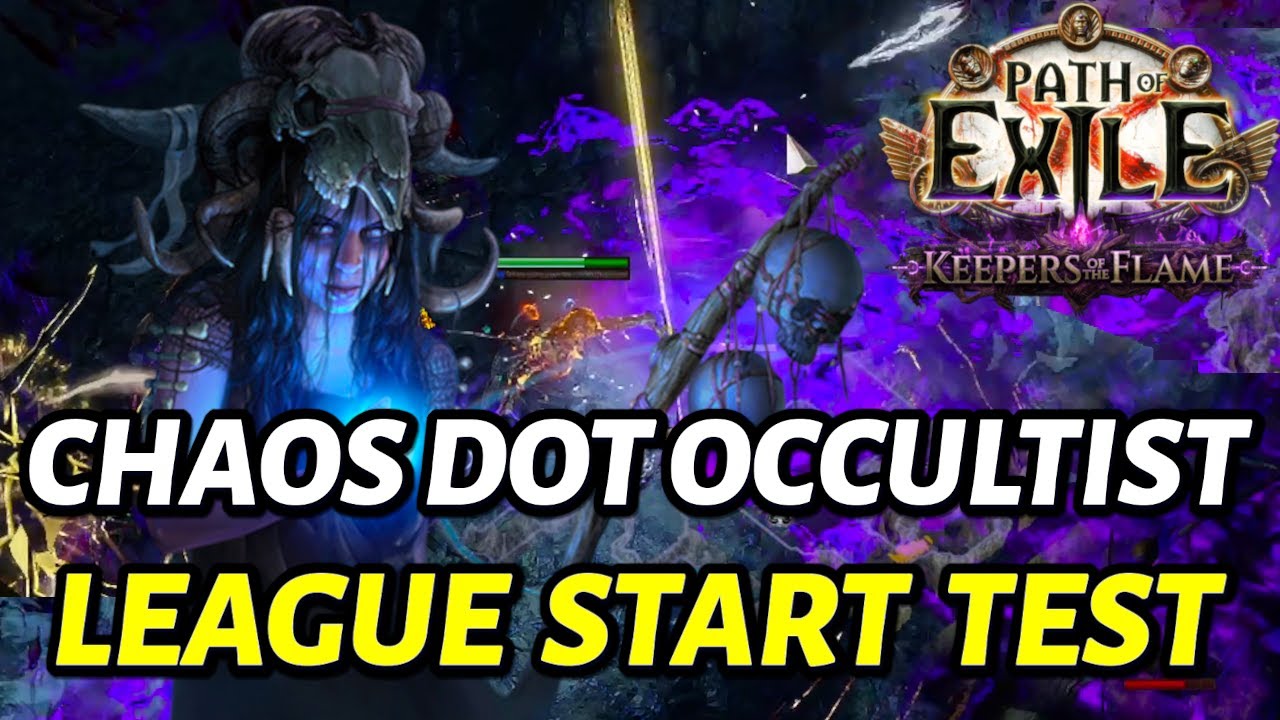 [PoE 3.27] Chaos DoT Occultist Stonger Than I Expected - League Start Test for Keepers of the Flame