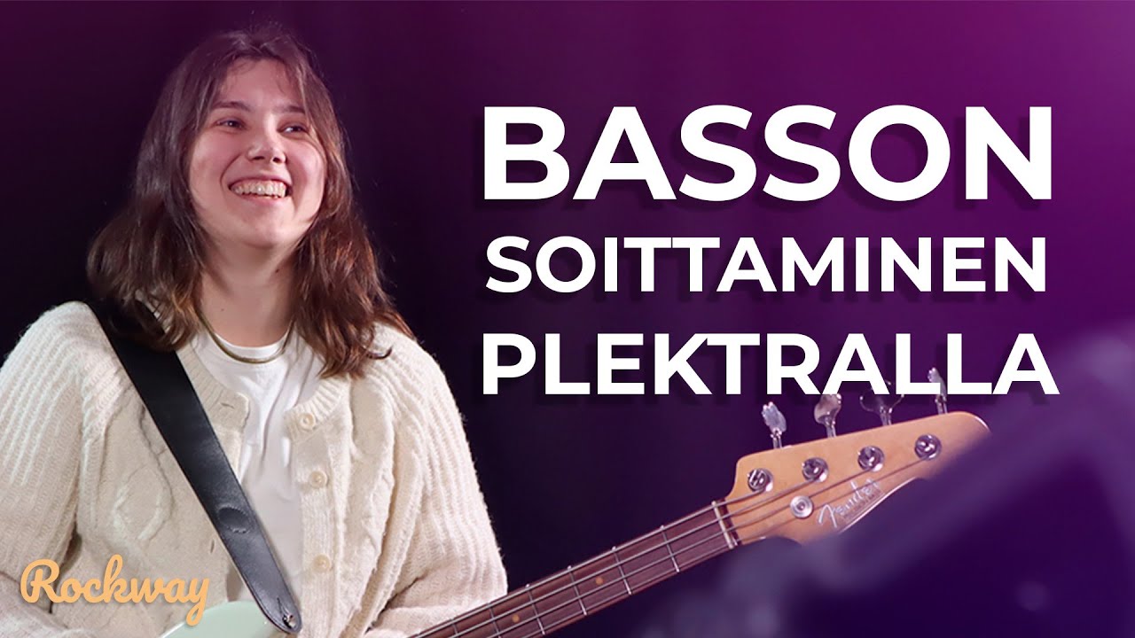 Basson Soittaminen Plektralla