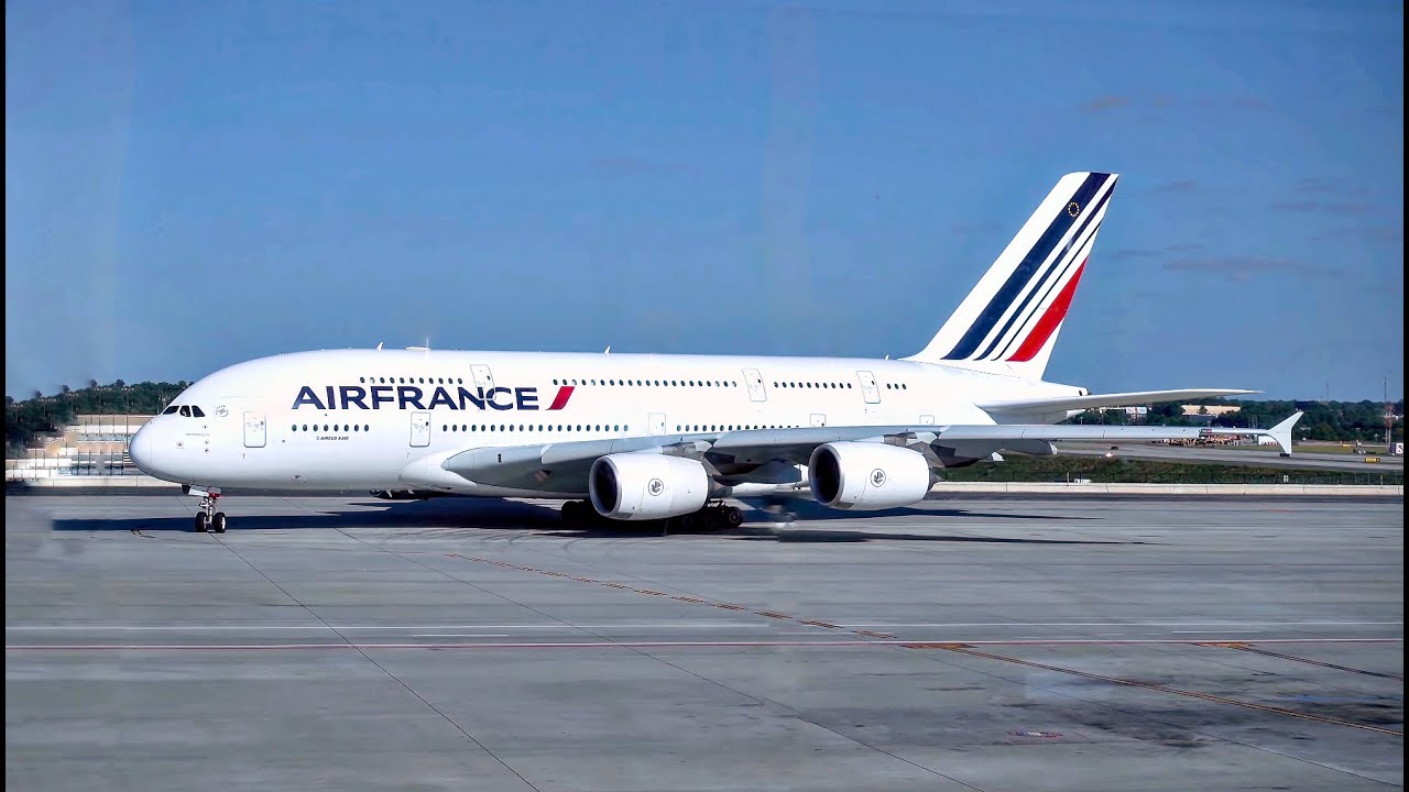Air France Airbus A380 / Atlanta to Paris CDG