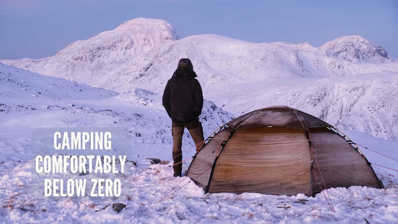 Solo Winter Camping in the Snow with the Hilleberg Allak 2