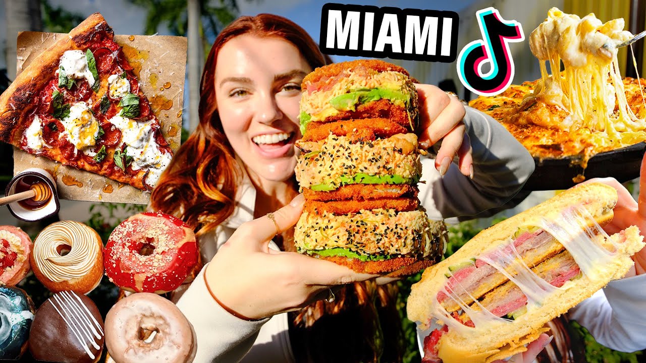 Only Eating Tiktok Viral Food in Miami!