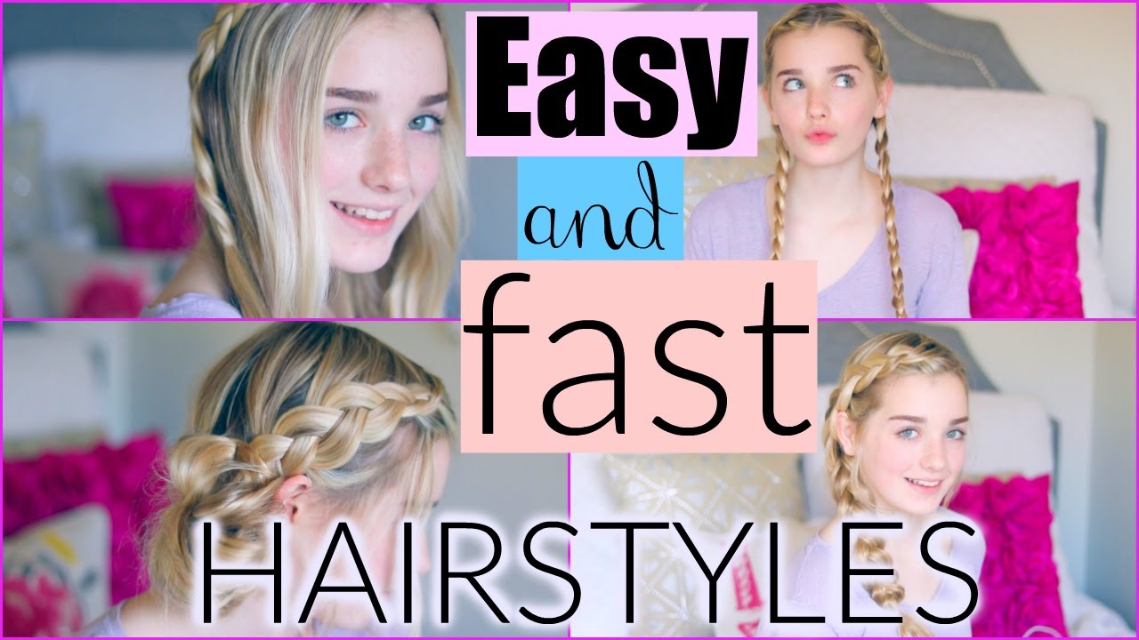 EASY & FAST HAIRSTYLES! | Avrey Ovard