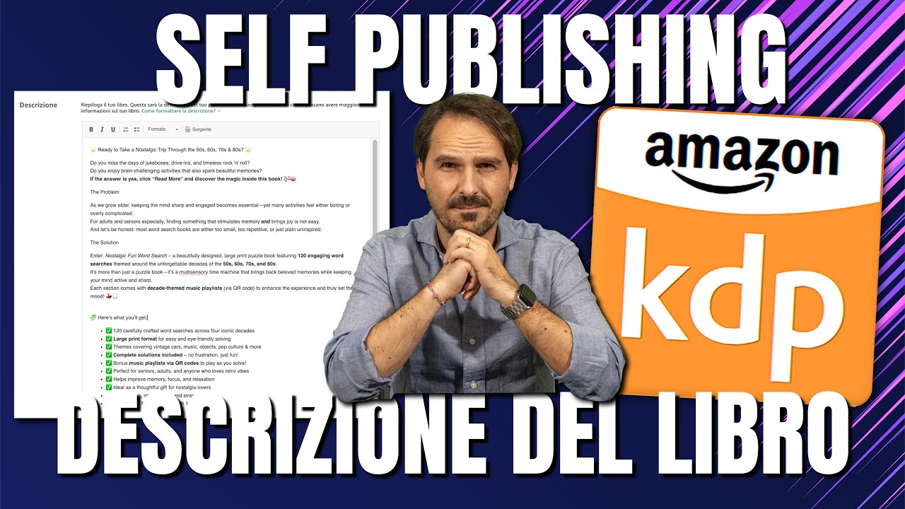 Rendi IRRESISTIBILI le tue DESCRIZIONI PRODOTTO su Amazon KDP (con l'INTELLIGENZA ARTIFICIALE)!