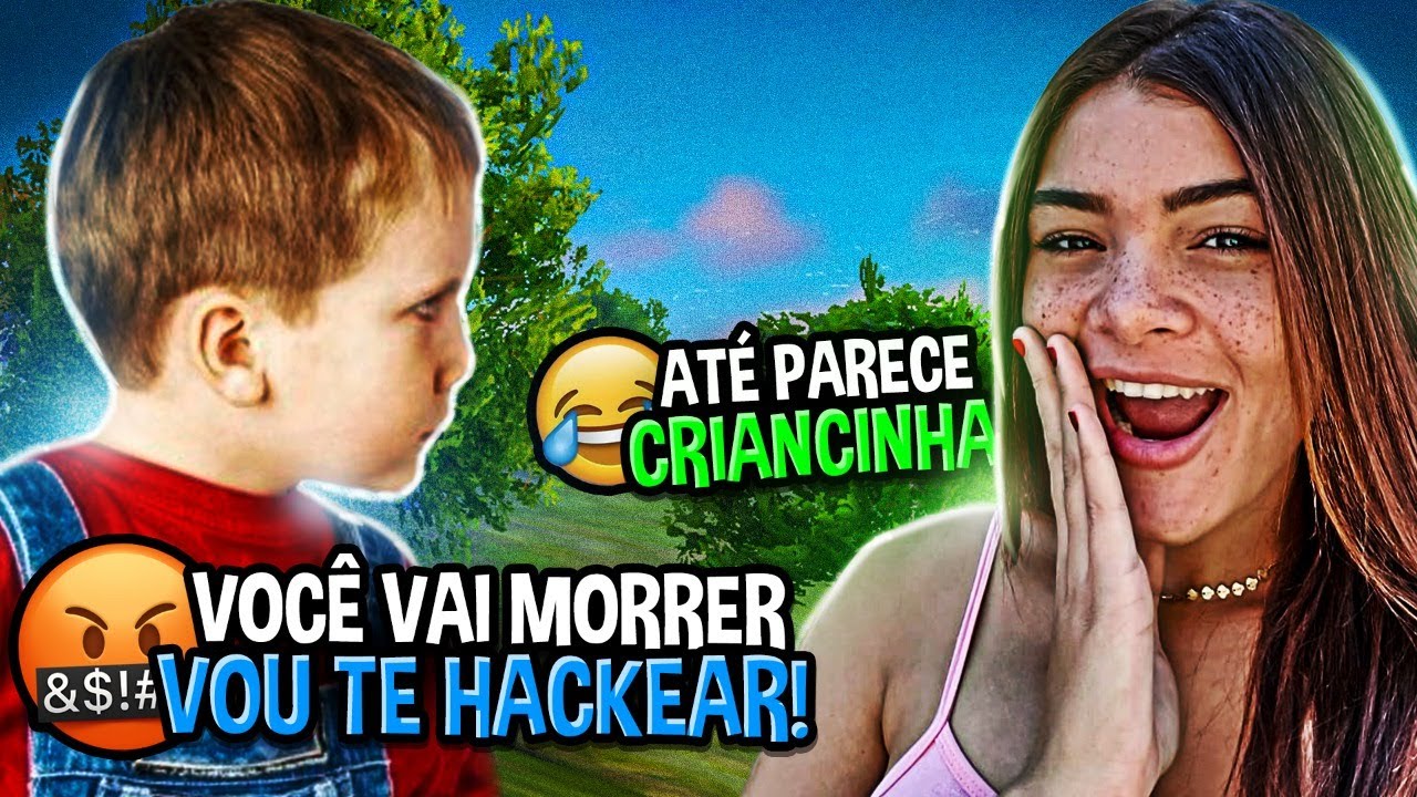 UMA CRIANÇA ME AMEAÇOU NO FREE FIRE
