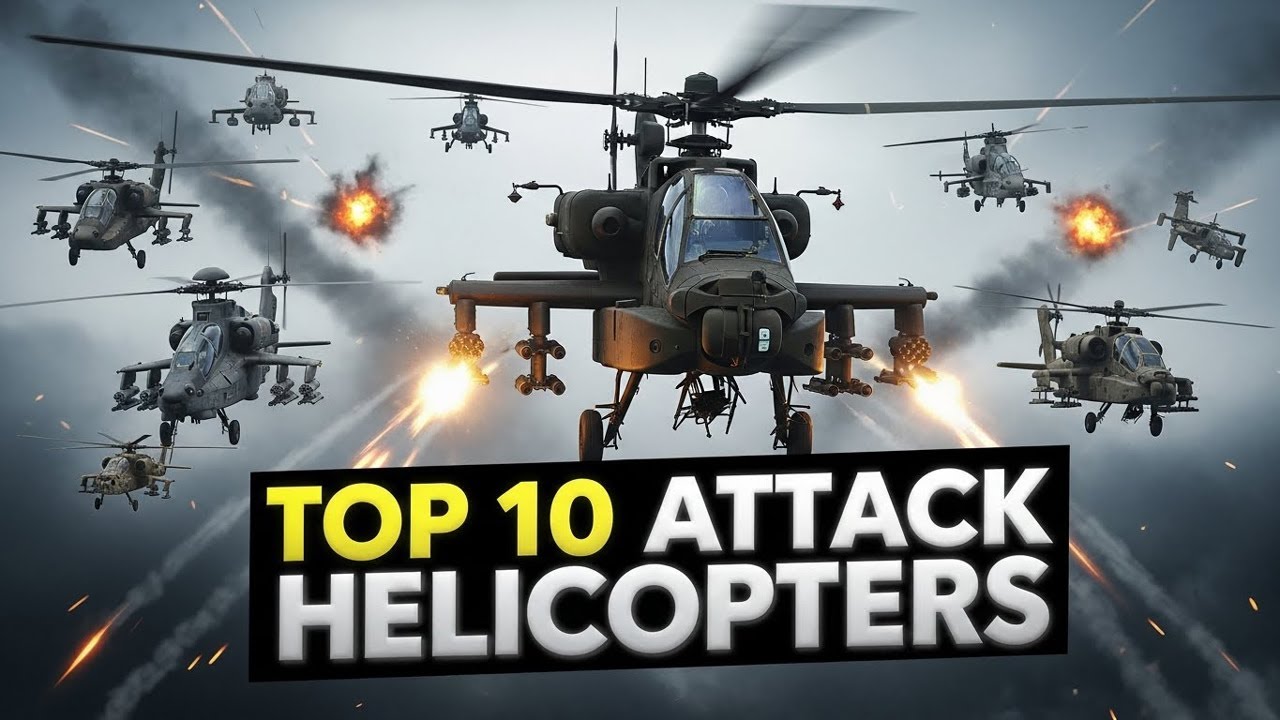 Топ-10 самых смертоносных ударных вертолетов в мире | Рейтинг современных боевых вертолетов 2025 ...