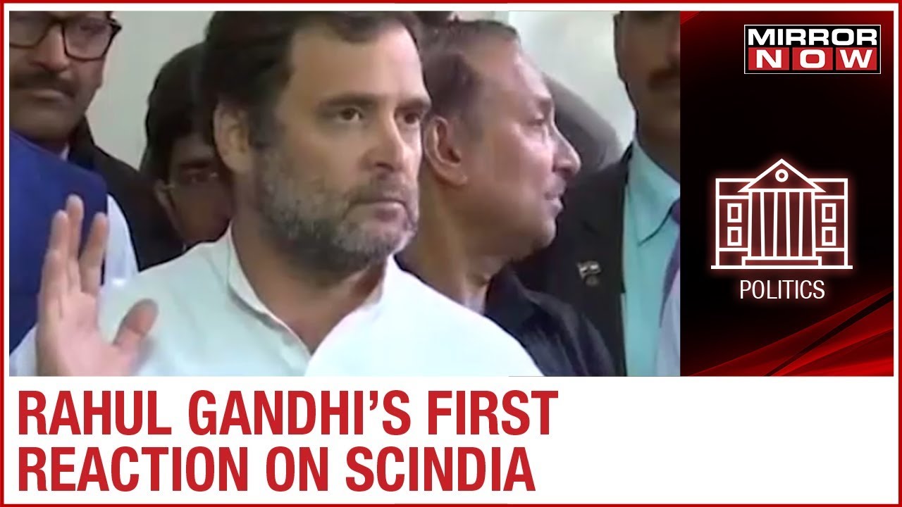Rahul Gandhi opens up about Jyotiraditya Scindia's switch from Congress to BJP