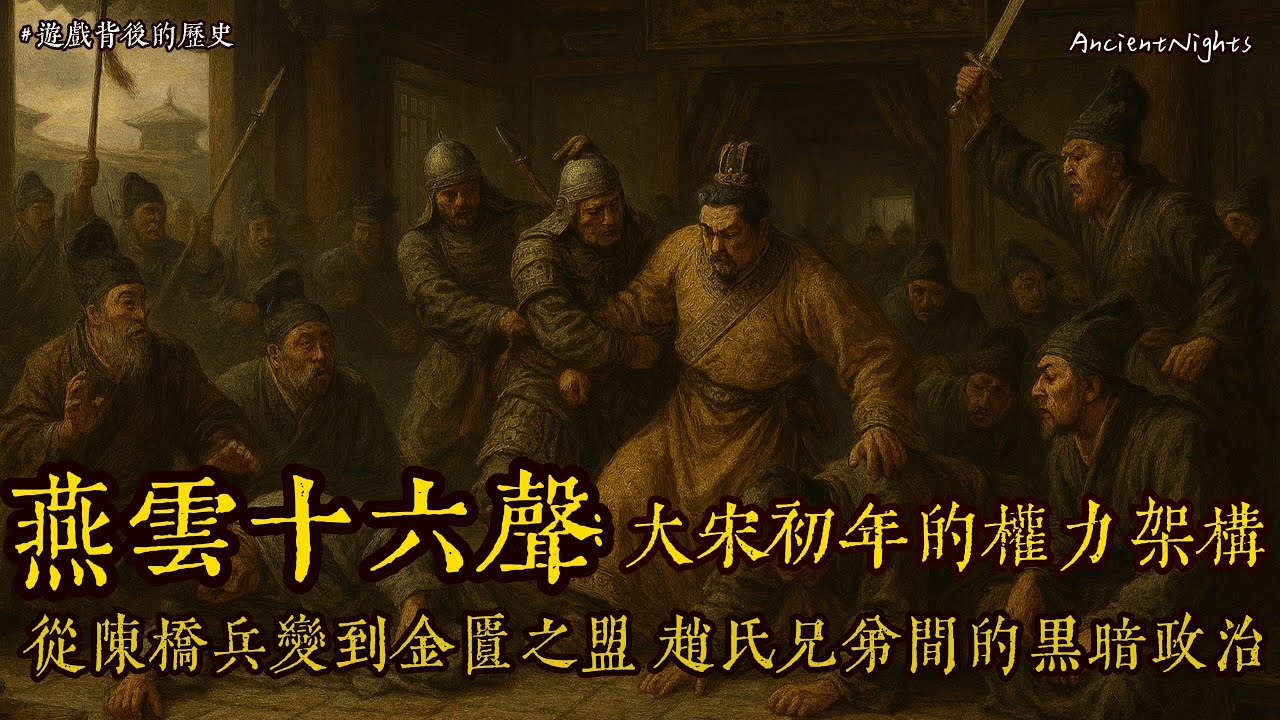 宋朝初年的權力架構: 從陳橋兵變到金匱之盟，趙氏兄弟間的黑暗政治 #燕雲十六聲  #宋朝 #宋太祖 #趙匡胤 #杯酒釋兵權 #五代十國 #宋太宗 #強幹弱枝 #太平年 
