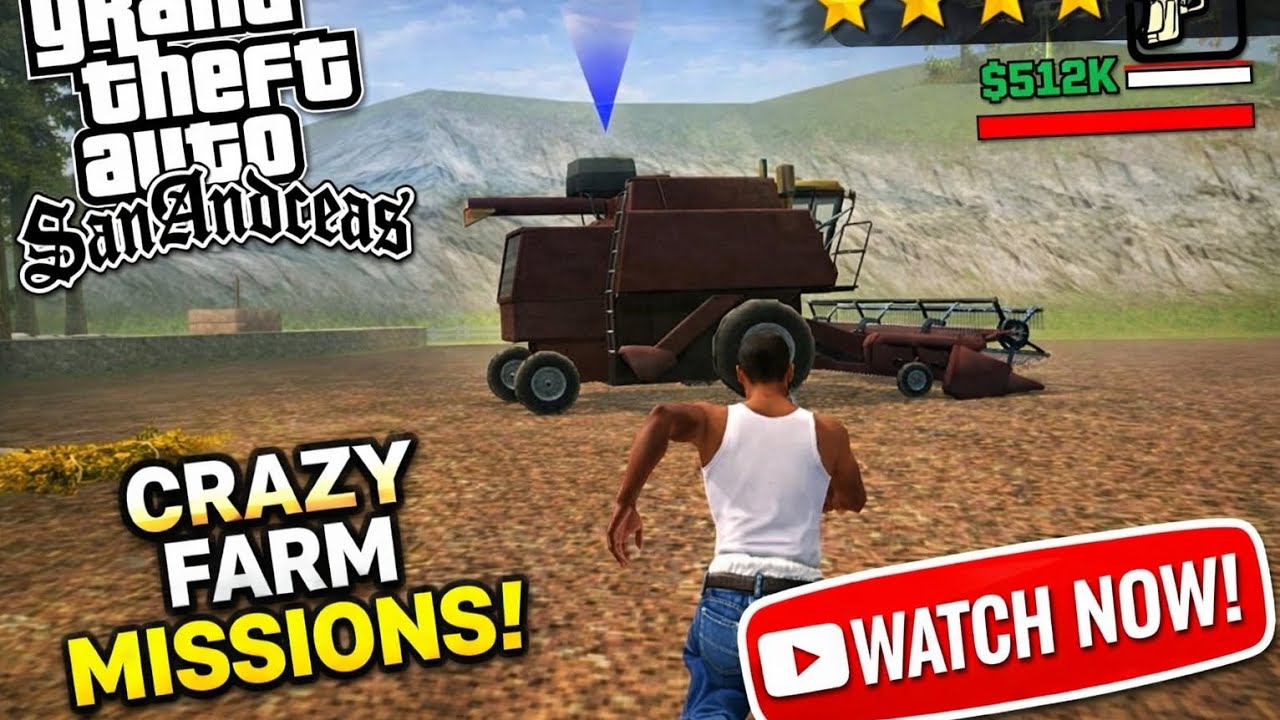 Body Harvest Mission | Robbing a Harvester| GTA SAN ANDREAS 